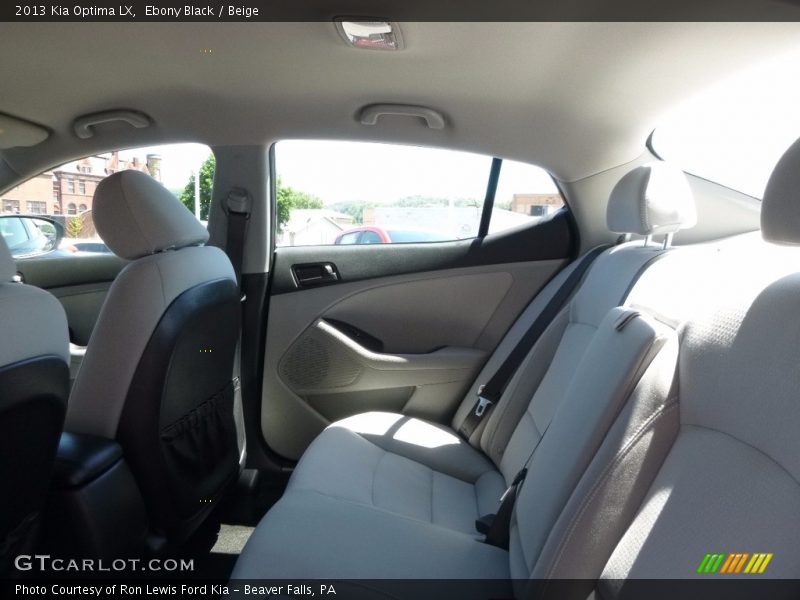 Ebony Black / Beige 2013 Kia Optima LX