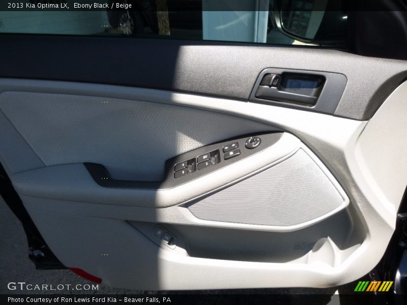 Ebony Black / Beige 2013 Kia Optima LX