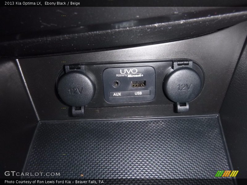Ebony Black / Beige 2013 Kia Optima LX