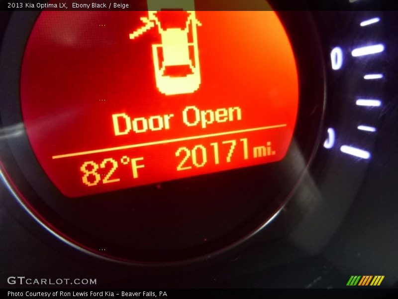 Ebony Black / Beige 2013 Kia Optima LX