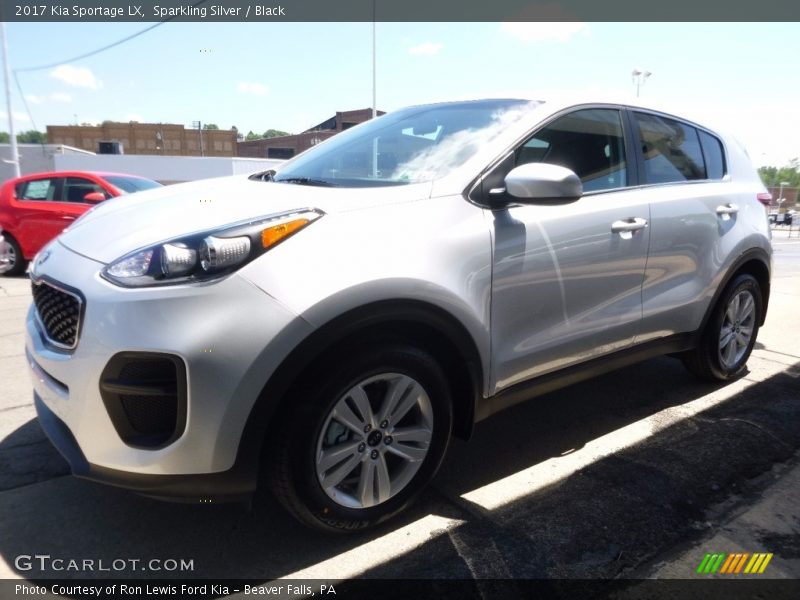 Sparkling Silver / Black 2017 Kia Sportage LX