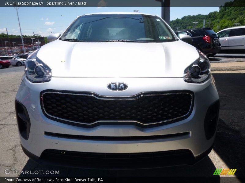 Sparkling Silver / Black 2017 Kia Sportage LX