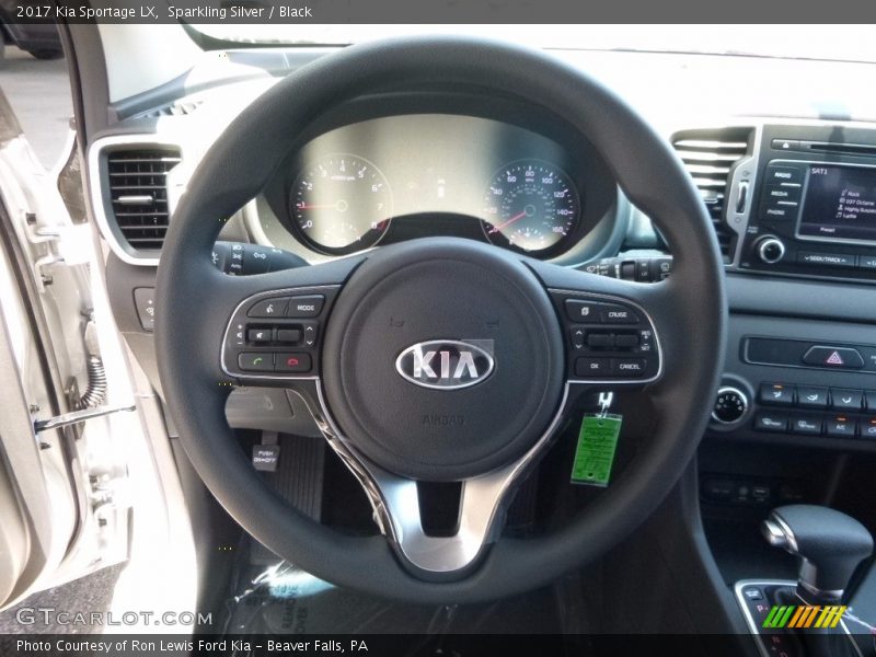 Sparkling Silver / Black 2017 Kia Sportage LX