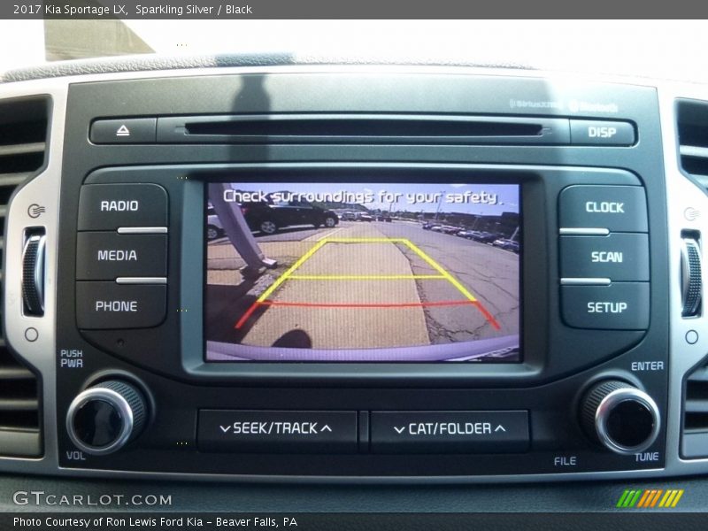 Sparkling Silver / Black 2017 Kia Sportage LX
