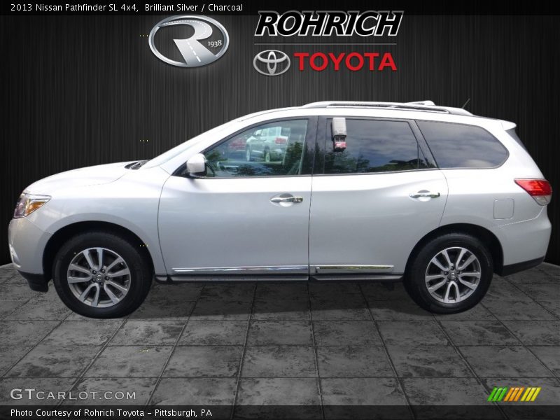 Brilliant Silver / Charcoal 2013 Nissan Pathfinder SL 4x4