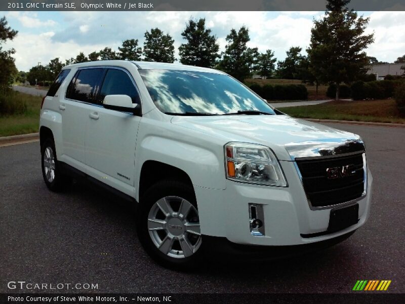 Olympic White / Jet Black 2011 GMC Terrain SLE