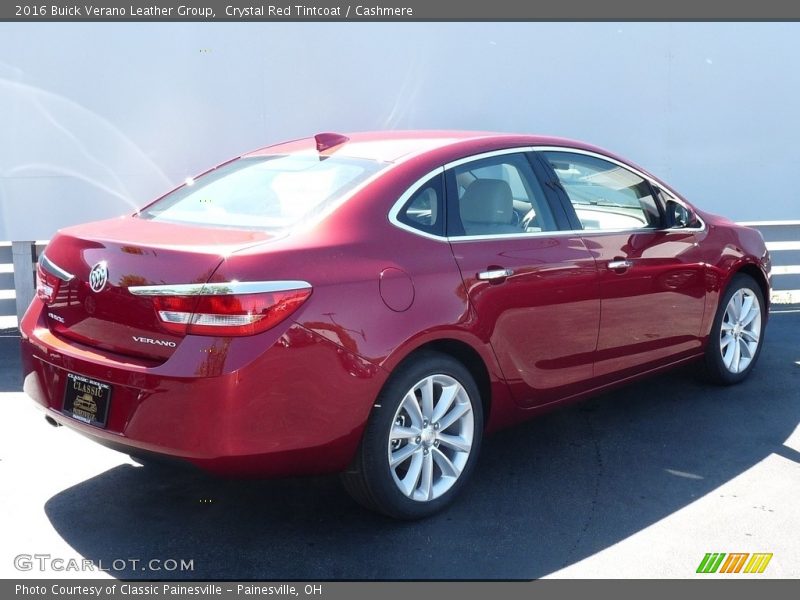 Crystal Red Tintcoat / Cashmere 2016 Buick Verano Leather Group