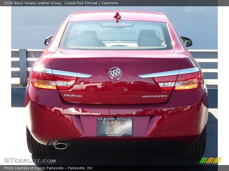 Crystal Red Tintcoat / Cashmere 2016 Buick Verano Leather Group