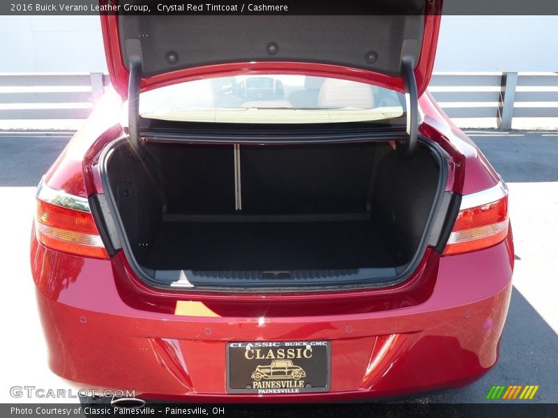 Crystal Red Tintcoat / Cashmere 2016 Buick Verano Leather Group
