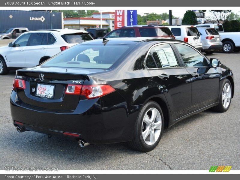 Crystal Black Pearl / Ebony 2009 Acura TSX Sedan