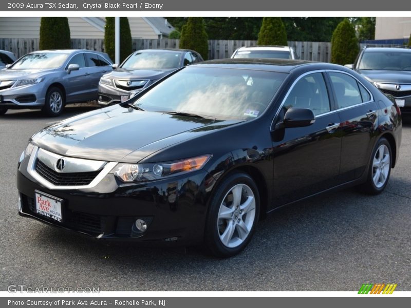 Crystal Black Pearl / Ebony 2009 Acura TSX Sedan