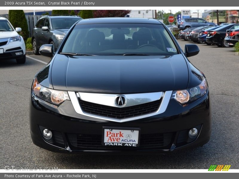 Crystal Black Pearl / Ebony 2009 Acura TSX Sedan