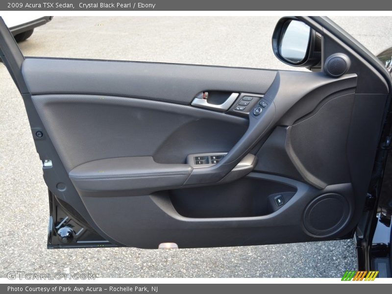 Crystal Black Pearl / Ebony 2009 Acura TSX Sedan