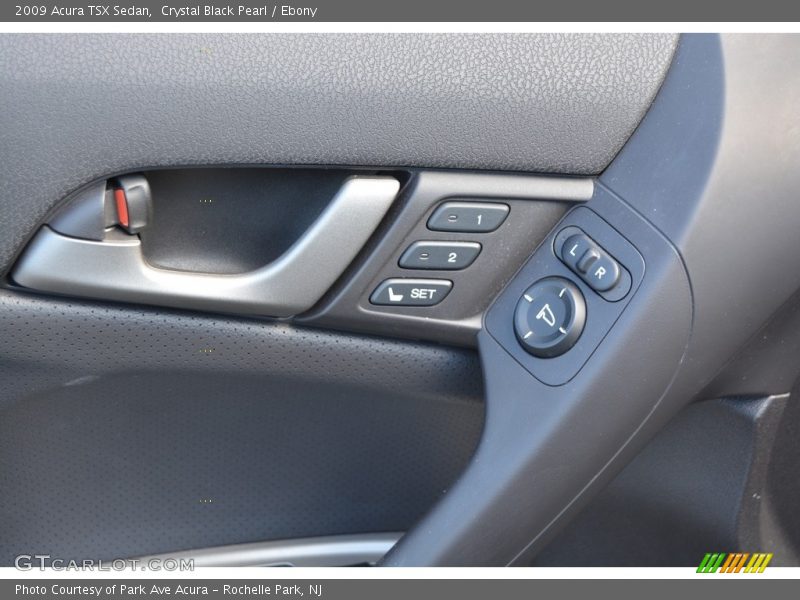 Crystal Black Pearl / Ebony 2009 Acura TSX Sedan