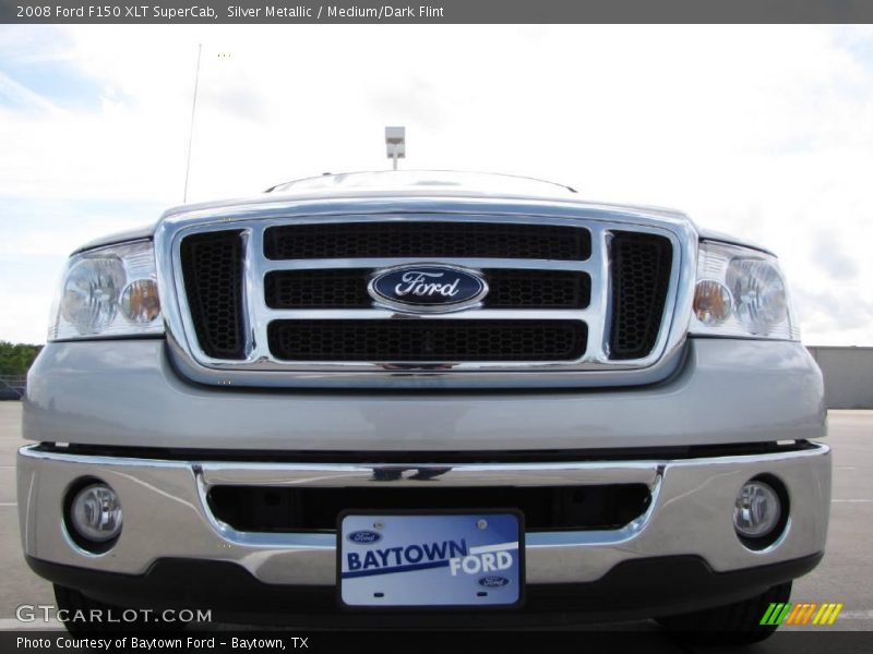 Silver Metallic / Medium/Dark Flint 2008 Ford F150 XLT SuperCab