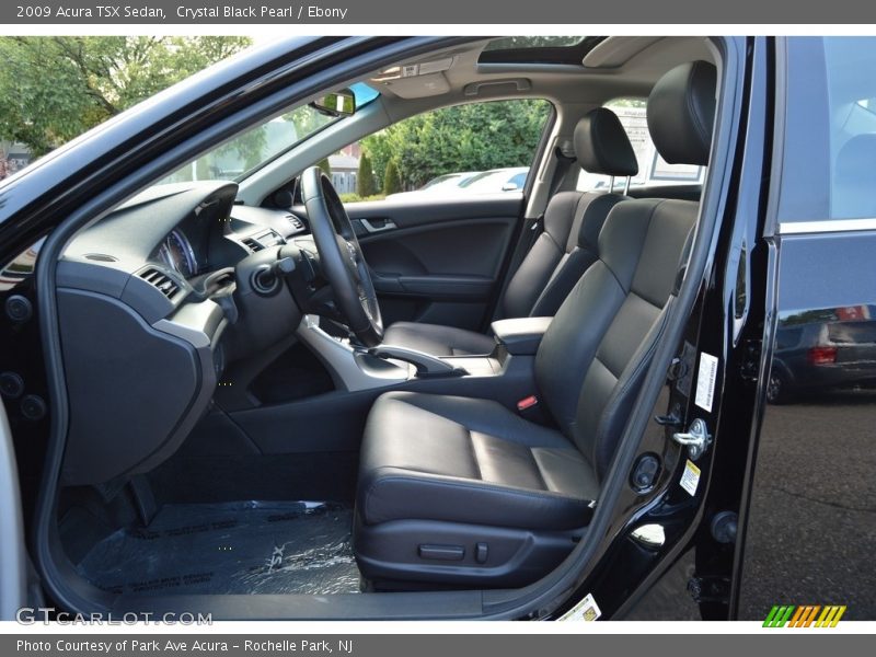 Crystal Black Pearl / Ebony 2009 Acura TSX Sedan