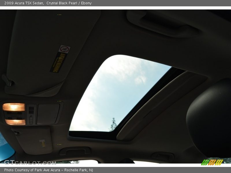 Crystal Black Pearl / Ebony 2009 Acura TSX Sedan