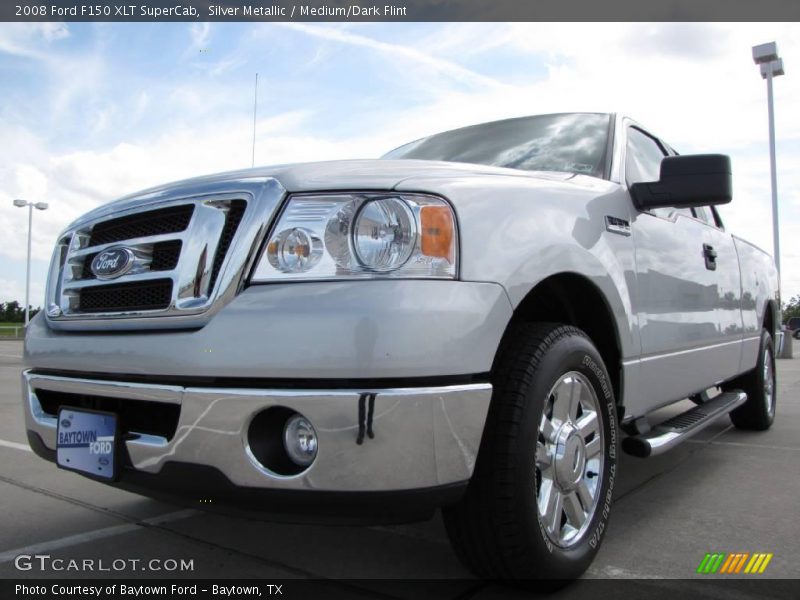 Silver Metallic / Medium/Dark Flint 2008 Ford F150 XLT SuperCab