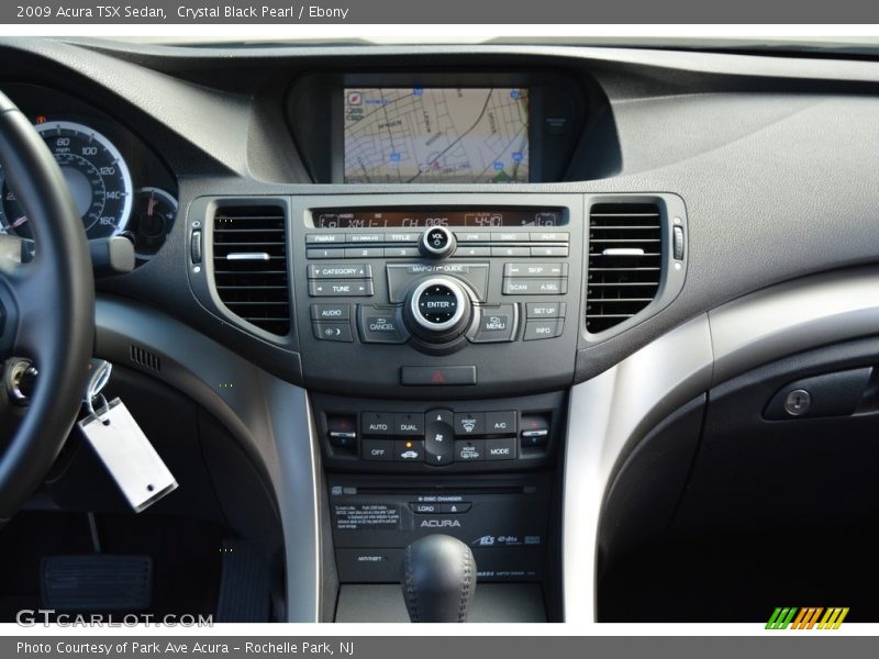 Crystal Black Pearl / Ebony 2009 Acura TSX Sedan