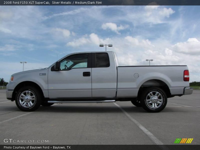 Silver Metallic / Medium/Dark Flint 2008 Ford F150 XLT SuperCab