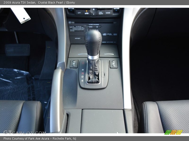 Crystal Black Pearl / Ebony 2009 Acura TSX Sedan