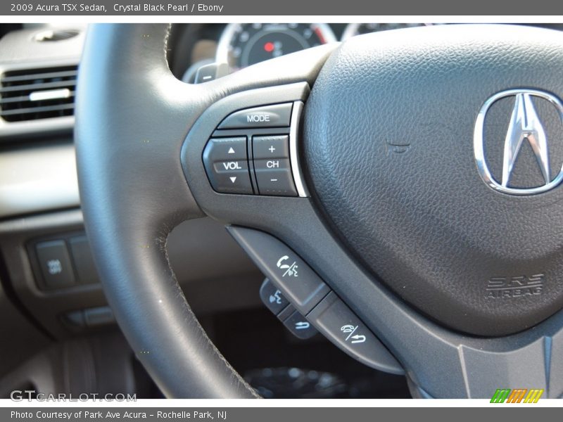 Crystal Black Pearl / Ebony 2009 Acura TSX Sedan