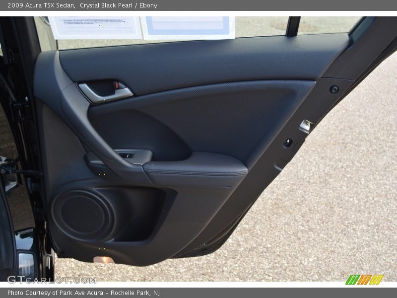Crystal Black Pearl / Ebony 2009 Acura TSX Sedan