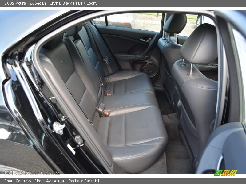 Crystal Black Pearl / Ebony 2009 Acura TSX Sedan