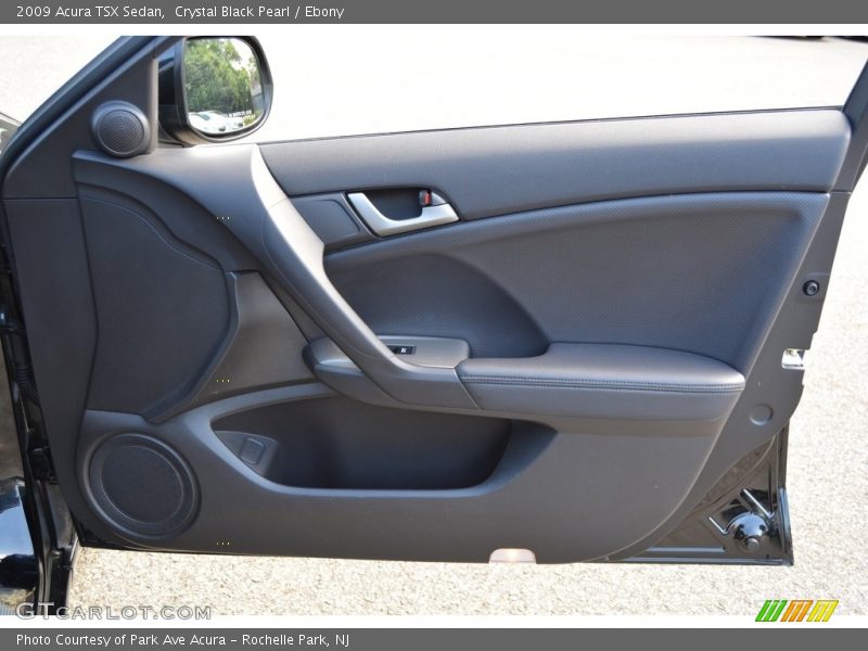 Crystal Black Pearl / Ebony 2009 Acura TSX Sedan