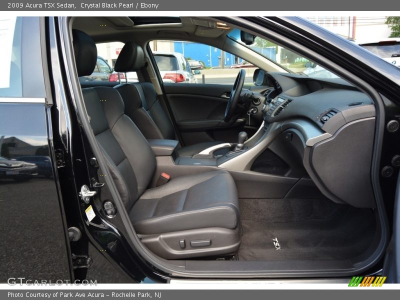 Crystal Black Pearl / Ebony 2009 Acura TSX Sedan