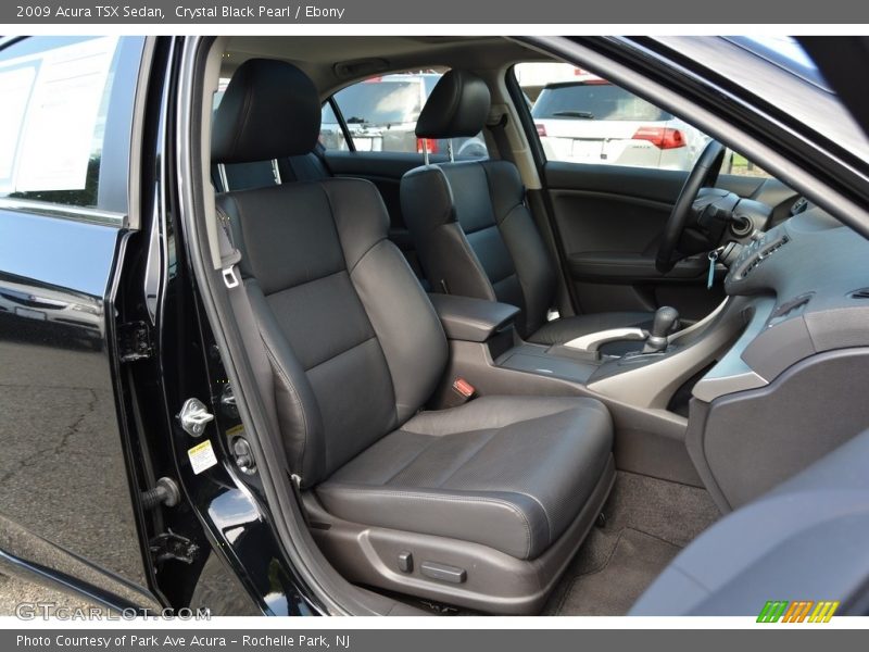 Crystal Black Pearl / Ebony 2009 Acura TSX Sedan