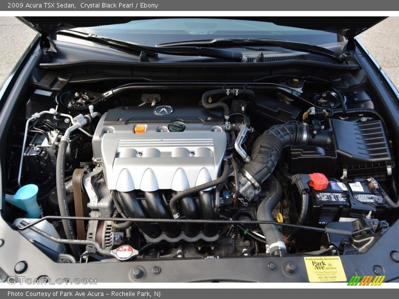 Crystal Black Pearl / Ebony 2009 Acura TSX Sedan