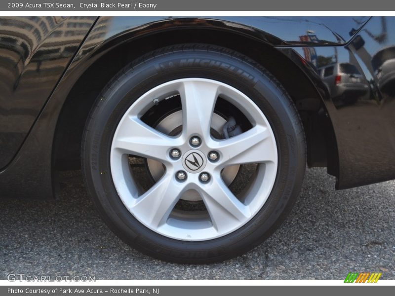 Crystal Black Pearl / Ebony 2009 Acura TSX Sedan