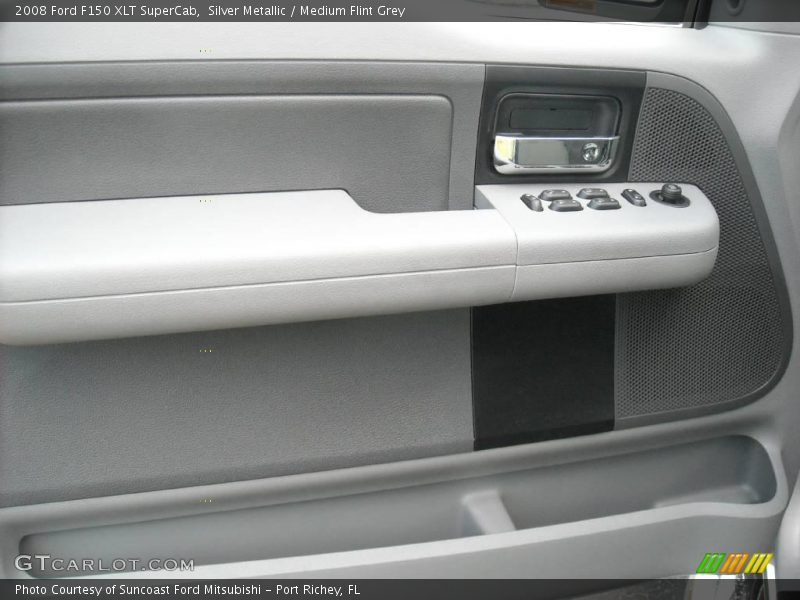 Silver Metallic / Medium Flint Grey 2008 Ford F150 XLT SuperCab