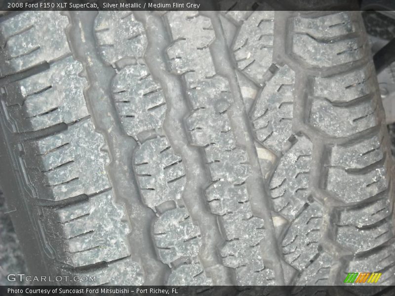 Silver Metallic / Medium Flint Grey 2008 Ford F150 XLT SuperCab
