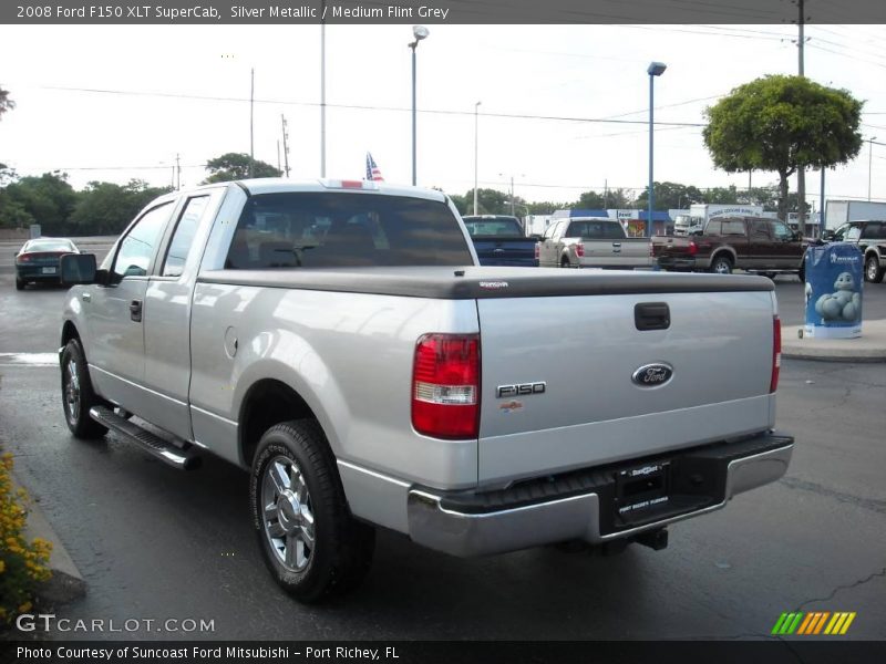 Silver Metallic / Medium Flint Grey 2008 Ford F150 XLT SuperCab