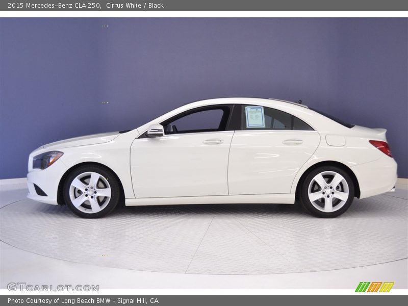 Cirrus White / Black 2015 Mercedes-Benz CLA 250