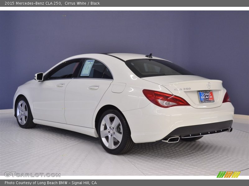 Cirrus White / Black 2015 Mercedes-Benz CLA 250
