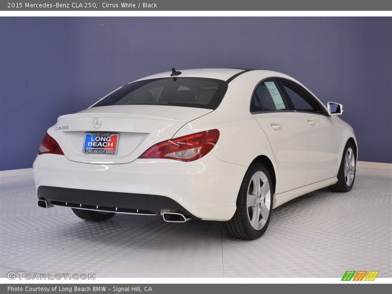 Cirrus White / Black 2015 Mercedes-Benz CLA 250