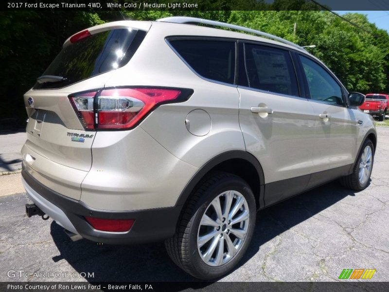  2017 Escape Titanium 4WD White Gold