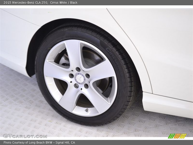 Cirrus White / Black 2015 Mercedes-Benz CLA 250