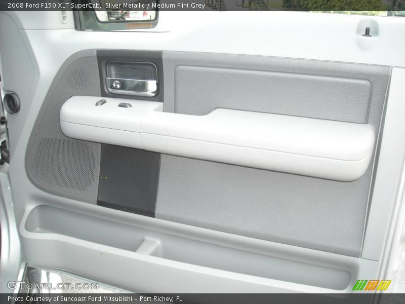 Silver Metallic / Medium Flint Grey 2008 Ford F150 XLT SuperCab