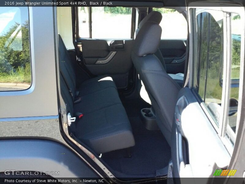 Black / Black 2016 Jeep Wrangler Unlimited Sport 4x4 RHD