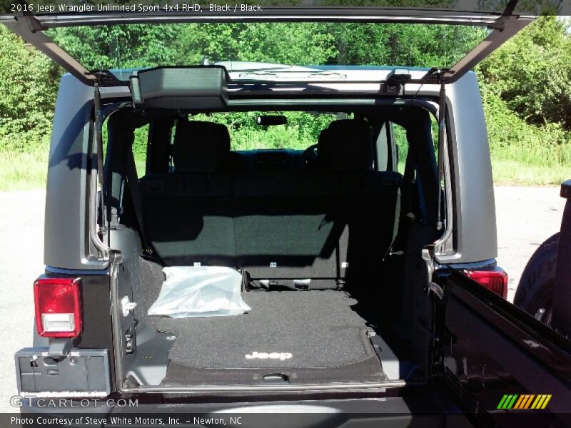 Black / Black 2016 Jeep Wrangler Unlimited Sport 4x4 RHD
