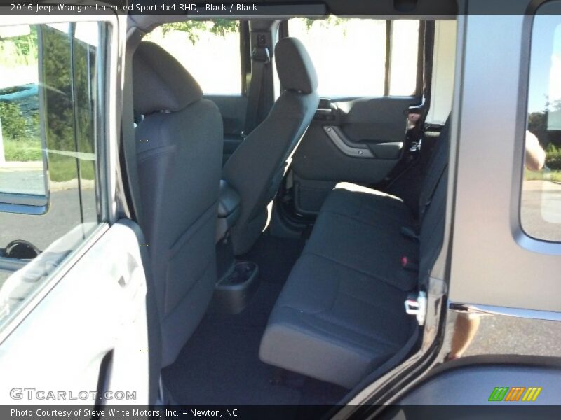 Black / Black 2016 Jeep Wrangler Unlimited Sport 4x4 RHD