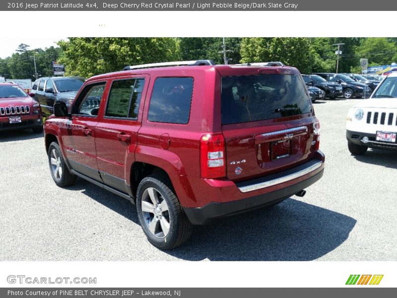 Deep Cherry Red Crystal Pearl / Light Pebble Beige/Dark Slate Gray 2016 Jeep Patriot Latitude 4x4