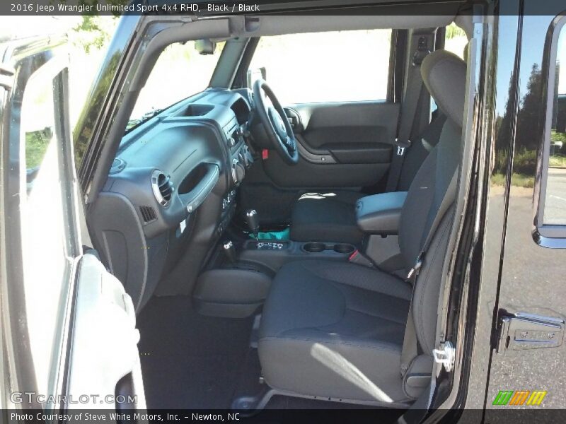 Black / Black 2016 Jeep Wrangler Unlimited Sport 4x4 RHD