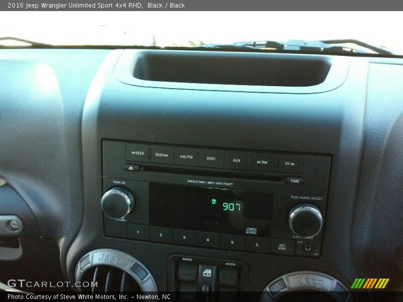 Black / Black 2016 Jeep Wrangler Unlimited Sport 4x4 RHD