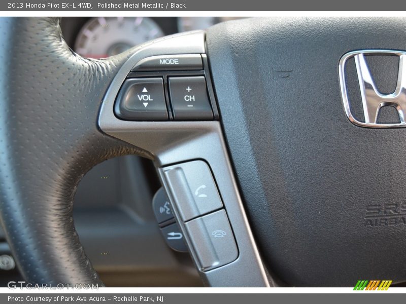 Polished Metal Metallic / Black 2013 Honda Pilot EX-L 4WD