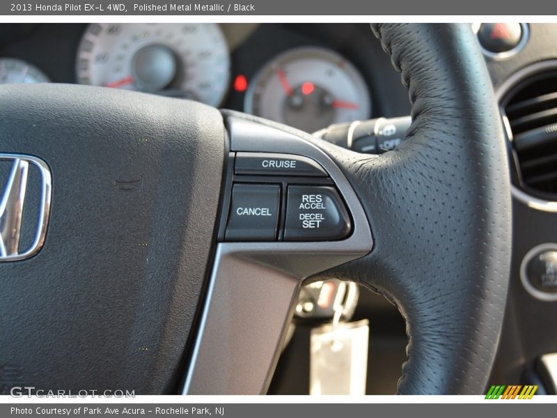 Polished Metal Metallic / Black 2013 Honda Pilot EX-L 4WD